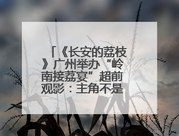 《长安的荔枝》广州举办“岭南接荔宴”超前观影：主角不是雷佳音？
