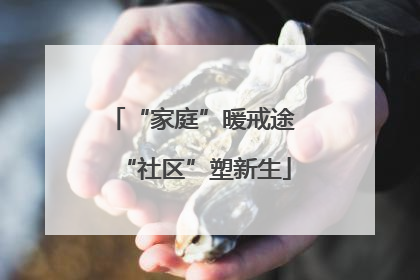 “家庭”暖戒途 “社区”塑新生