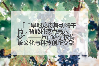 “旱地龙舟舞动端午情，智能科技点亮六一梦”——万官路学校传统文化与科技创新交融的精彩盛宴