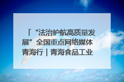 “法治护航高质量发展”全国重点网络媒体青海行｜青海食品工业协会：架起“青字号”美食的产业化桥梁