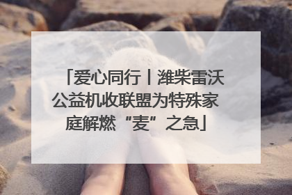 爱心同行丨潍柴雷沃公益机收联盟为特殊家庭解燃“麦”之急