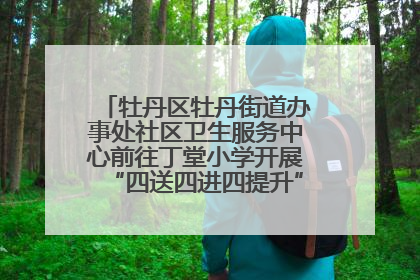 牡丹区牡丹街道办事处社区卫生服务中心前往丁堂小学开展“四送四进四提升”及无烟日宣传活动