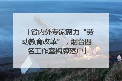 省内外专家聚力“劳动教育改革”，烟台四名工作室揭牌落户