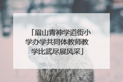 眉山青神学道街小学办学共同体教师教学比武尽展风采