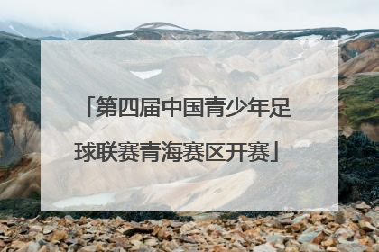 第四届中国青少年足球联赛青海赛区开赛