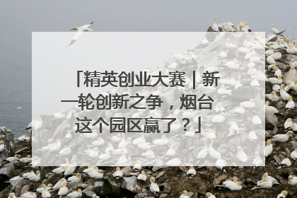 精英创业大赛｜新一轮创新之争，烟台这个园区赢了？