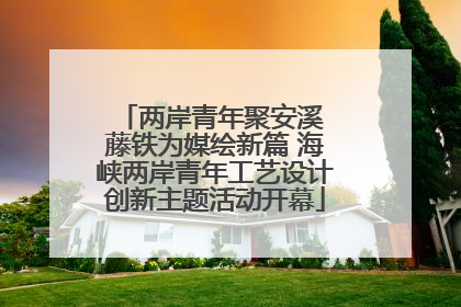两岸青年聚安溪 藤铁为媒绘新篇 海峡两岸青年工艺设计创新主题活动开幕