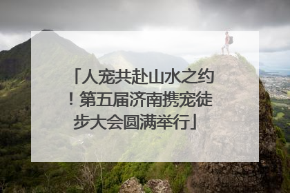 人宠共赴山水之约！第五届济南携宠徒步大会圆满举行