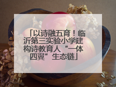 以诗融五育！临沂第三实验小学建构诗教育人“一体四翼”生态链