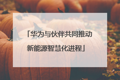 华为与伙伴共同推动新能源智慧化进程