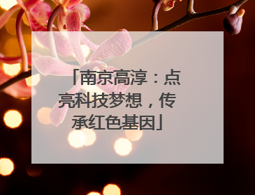 南京高淳：点亮科技梦想，传承红色基因
