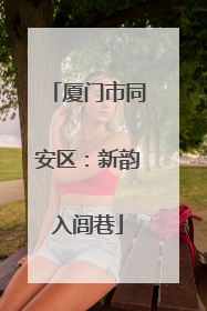 厦门市同安区：新韵入闾巷