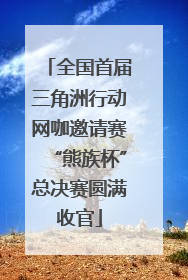 全国首届三角洲行动网咖邀请赛“熊族杯”总决赛圆满收官