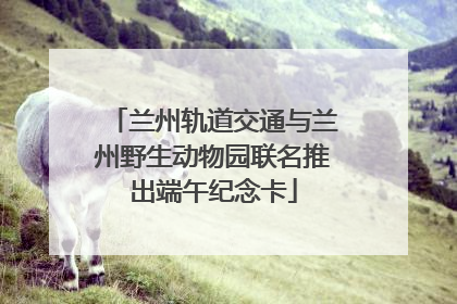 兰州轨道交通与兰州野生动物园联名推出端午纪念卡