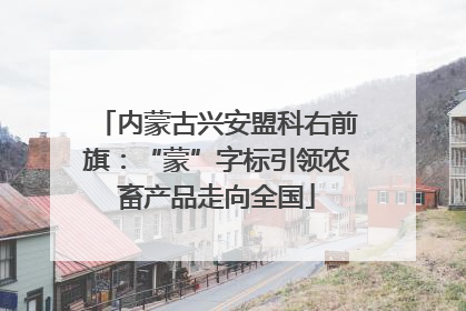 内蒙古兴安盟科右前旗：“蒙”字标引领农畜产品走向全国