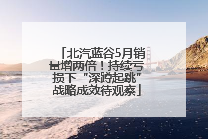 北汽蓝谷5月销量增两倍！持续亏损下“深蹲起跳”战略成效待观察
