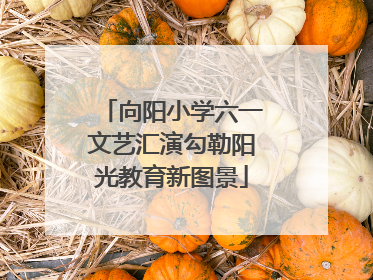 向阳小学六一文艺汇演勾勒阳光教育新图景