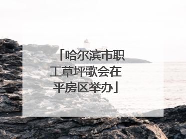 哈尔滨市职工草坪歌会在平房区举办
