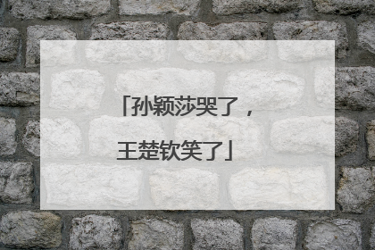 孙颖莎哭了，王楚钦笑了