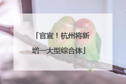 官宣！杭州将新增一大型综合体