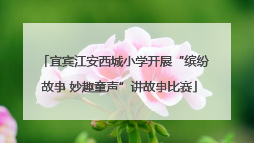 宜宾江安西城小学开展“缤纷故事 妙趣童声”讲故事比赛