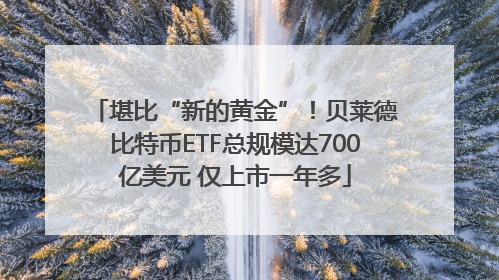 堪比“新的黄金”！贝莱德比特币ETF总规模达700亿美元 仅上市一年多