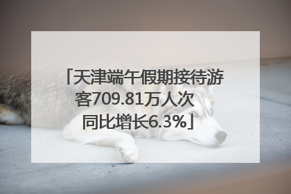 天津端午假期接待游客709.81万人次 同比增长6.3%