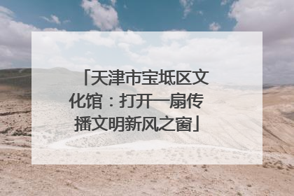 天津市宝坻区文化馆：打开一扇传播文明新风之窗