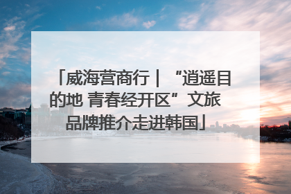 威海营商行｜“逍遥目的地 青春经开区”文旅品牌推介走进韩国