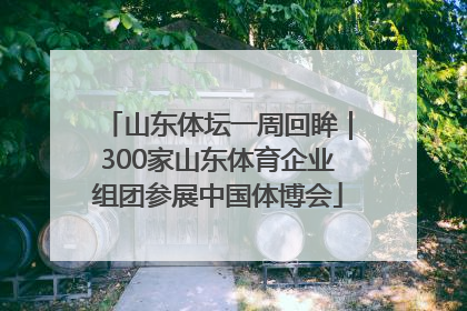 山东体坛一周回眸｜300家山东体育企业组团参展中国体博会