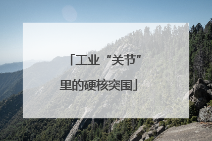 工业“关节”里的硬核突围