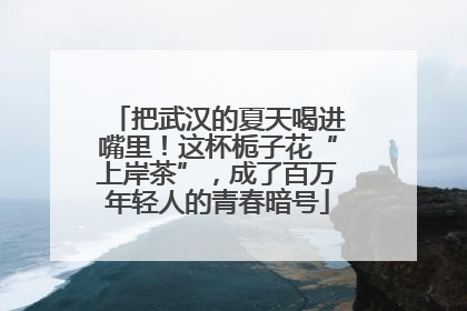 把武汉的夏天喝进嘴里！这杯栀子花“上岸茶”，成了百万年轻人的青春暗号