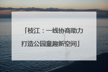 枝江：一线协商助力打造公园童趣新空间