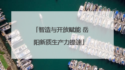 智造与开放赋能 岳阳新质生产力提速