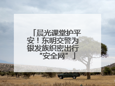 晨光课堂护平安！东明交警为银发族织密出行“安全网”