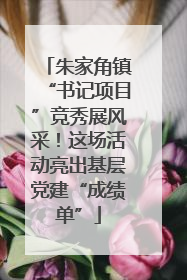 朱家角镇“书记项目”竞秀展风采！这场活动亮出基层党建“成绩单”