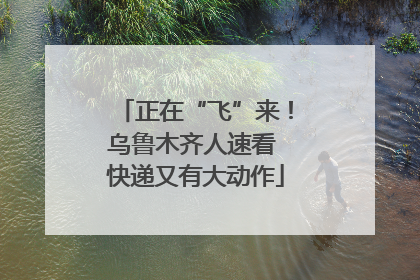 正在“飞”来！乌鲁木齐人速看 快递又有大动作