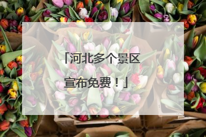 河北多个景区宣布免费！