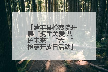 清丰县检察院开展“携手关爱 共护未来”“六一”检察开放日活动