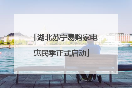 湖北苏宁易购家电惠民季正式启动