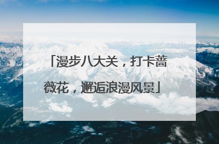 漫步八大关，打卡蔷薇花，邂逅浪漫风景
