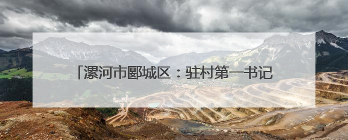 漯河市郾城区：驻村第一书记王元明带领群众走出致富路