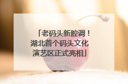 老码头新腔调！湖北首个码头文化演艺区正式亮相