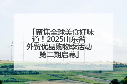 聚焦全球美食好味道！2025山东省外贸优品购物季活动第二期启幕