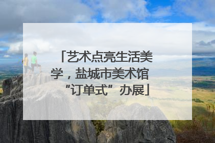 艺术点亮生活美学，盐城市美术馆“订单式”办展