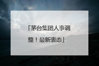 茅台集团人事调整！最新表态