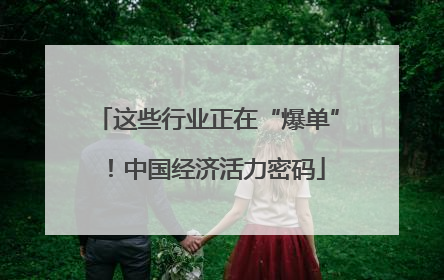 这些行业正在“爆单”！中国经济活力密码