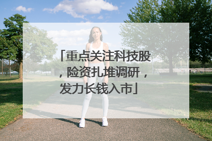 重点关注科技股，险资扎堆调研，发力长钱入市