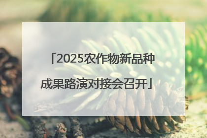 2025农作物新品种成果路演对接会召开