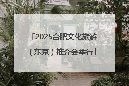 2025合肥文化旅游（东京）推介会举行